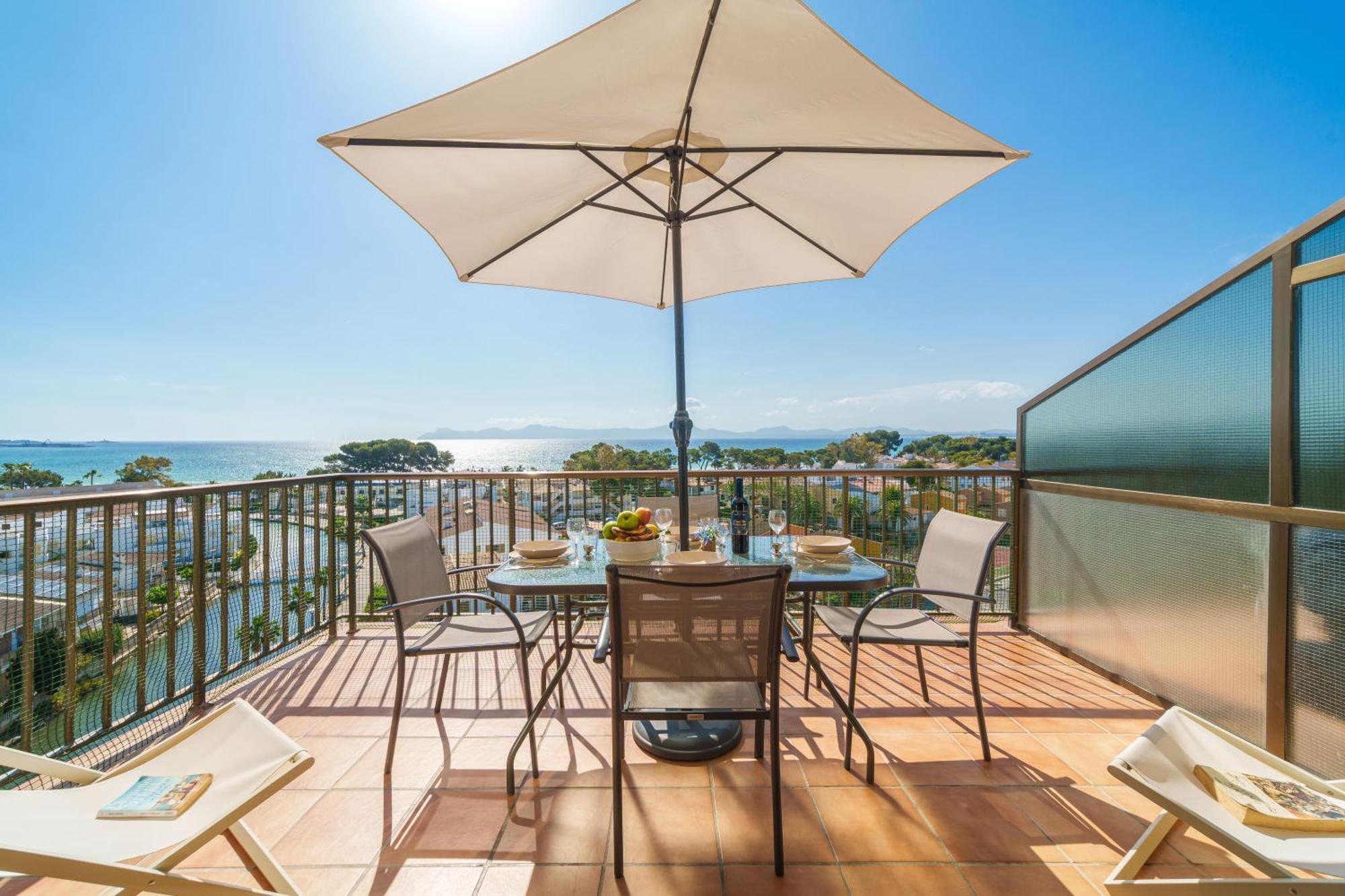 Apartment The Shell Ii, Beach Views And Pool Alcúdia Exterior foto